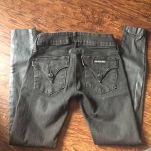 Hudson Jeans Colin Vise Versa Black skinny jeans 24